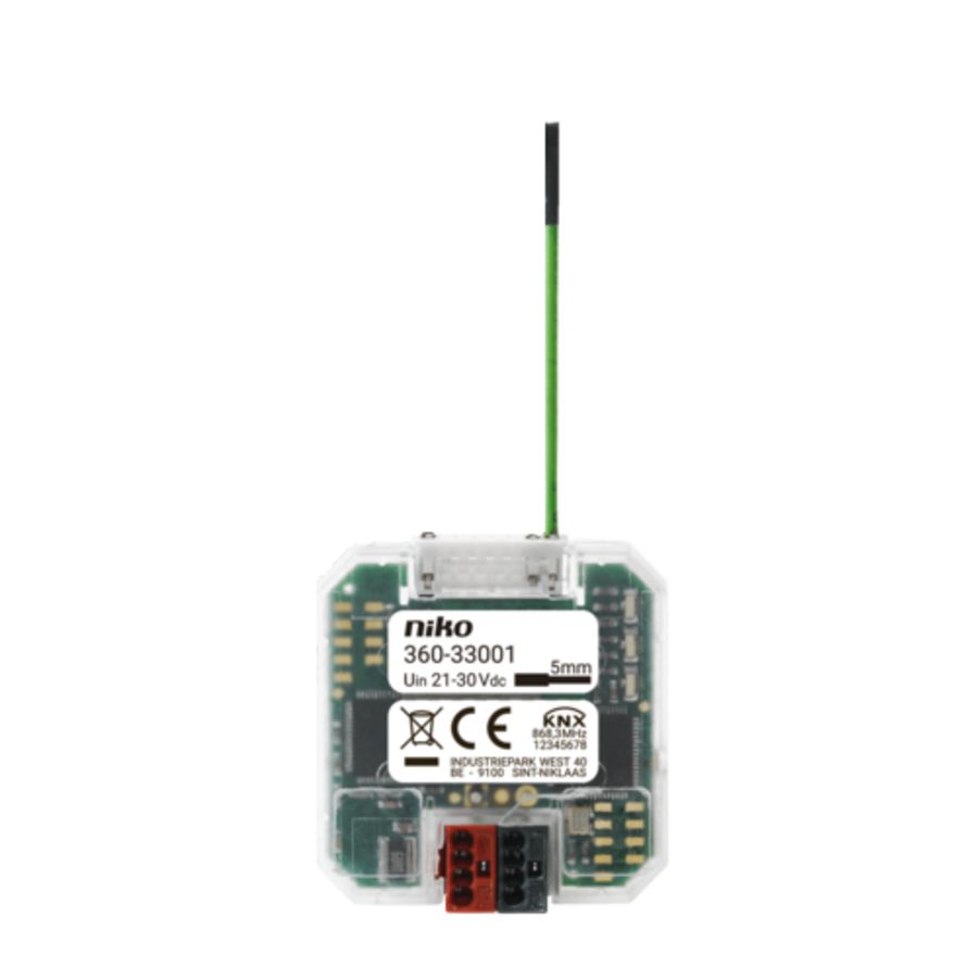 Draadloze mediakoppelaar KNX