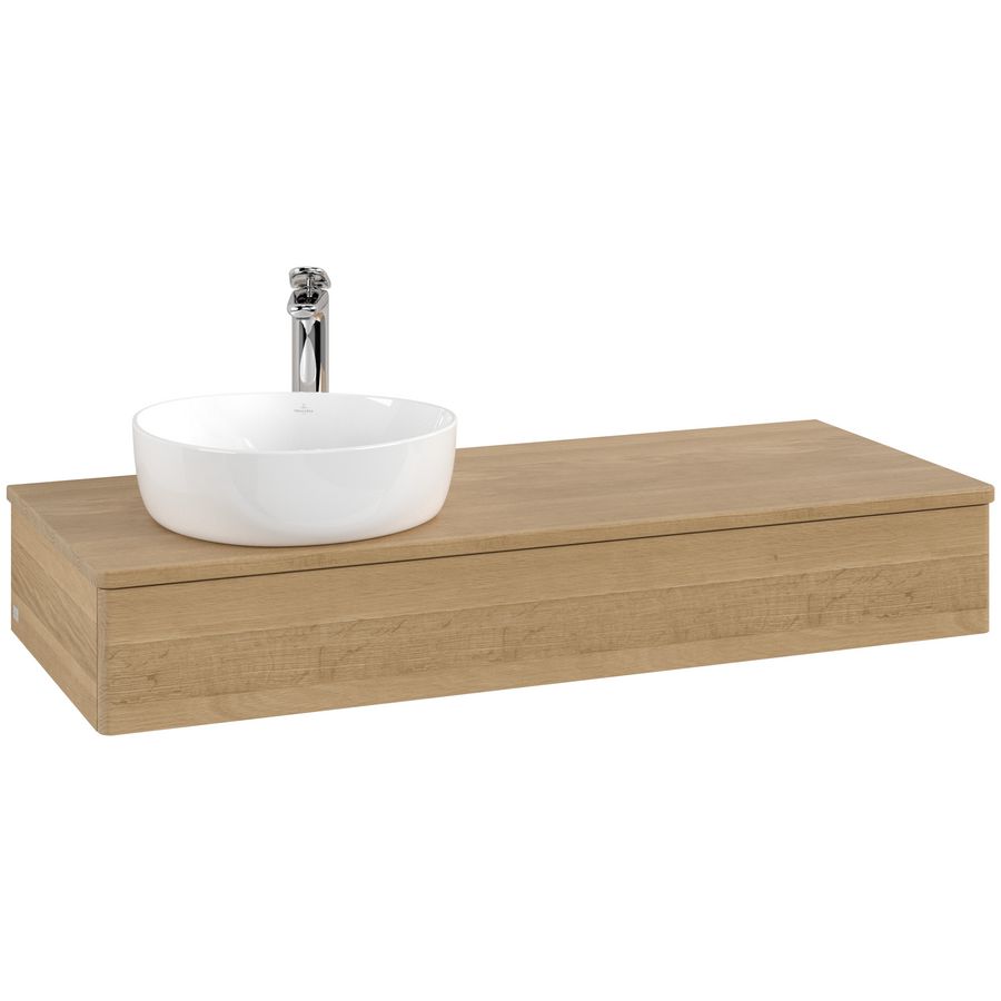 Wastafelonderkast Antao 1200x190x500mm Honey Oak L11051HN