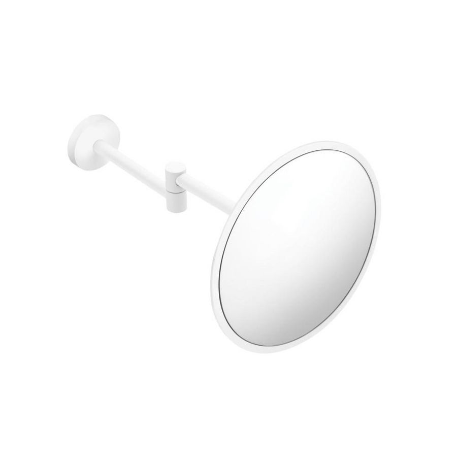 NIXIE WALL-MOUNTED MAGNIFYING MIRROR diam.20CM WHITE M