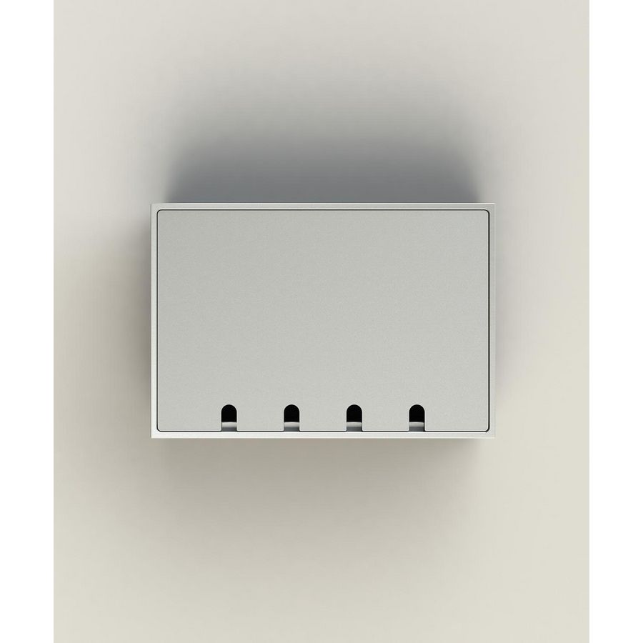 8804 3x 230V RA 2x CAT6A STP RVS deksel parket/natuursteen