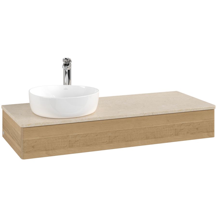 Wastafelonderkast Antao 1200x190x500mm Honey Oak L11053HN
