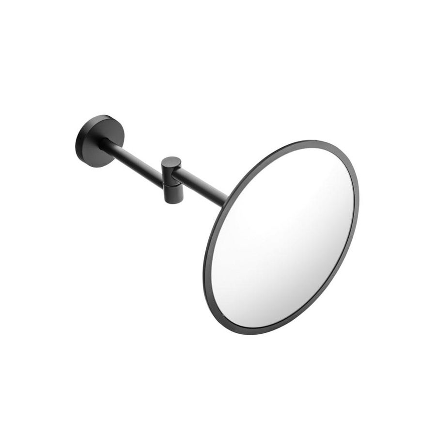NIXIE WALL-MOUNTED MAGNIFYING MIRROR diam.20CM BLACK M