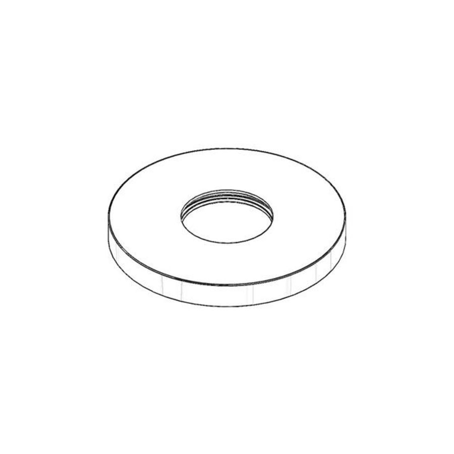 Rozet 135x15,5mm Mat Wit