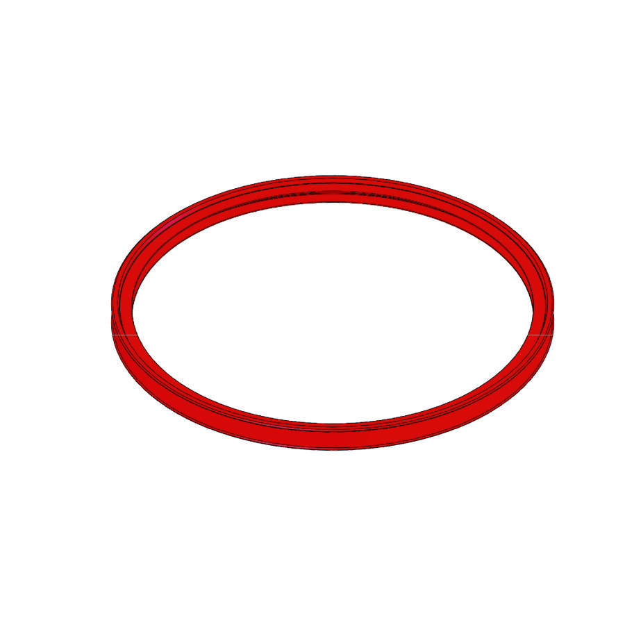 Lipring Ø130mm rood