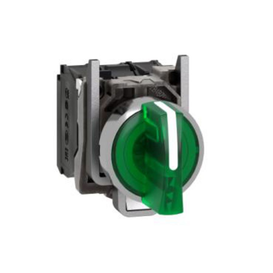 Keuzeschakelaar Verlicht Metaal 3 standen Blijft in s XB4