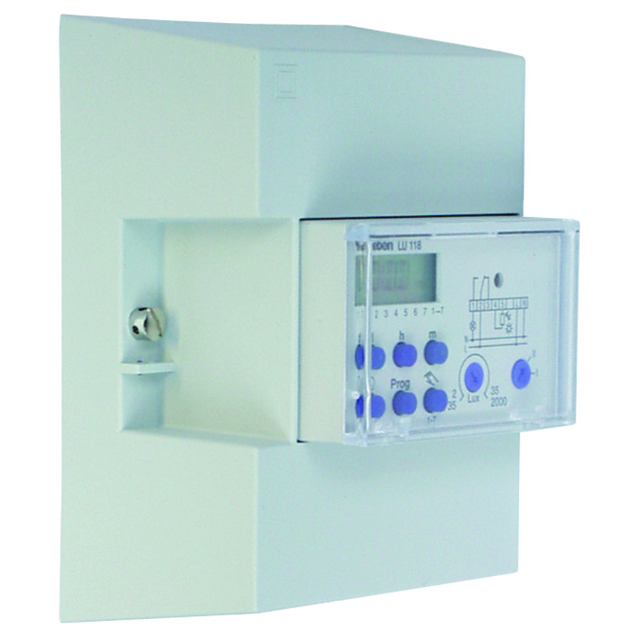 Opbouwset DIN-rail behuizing 70mm (4 mod) verzegelbaar