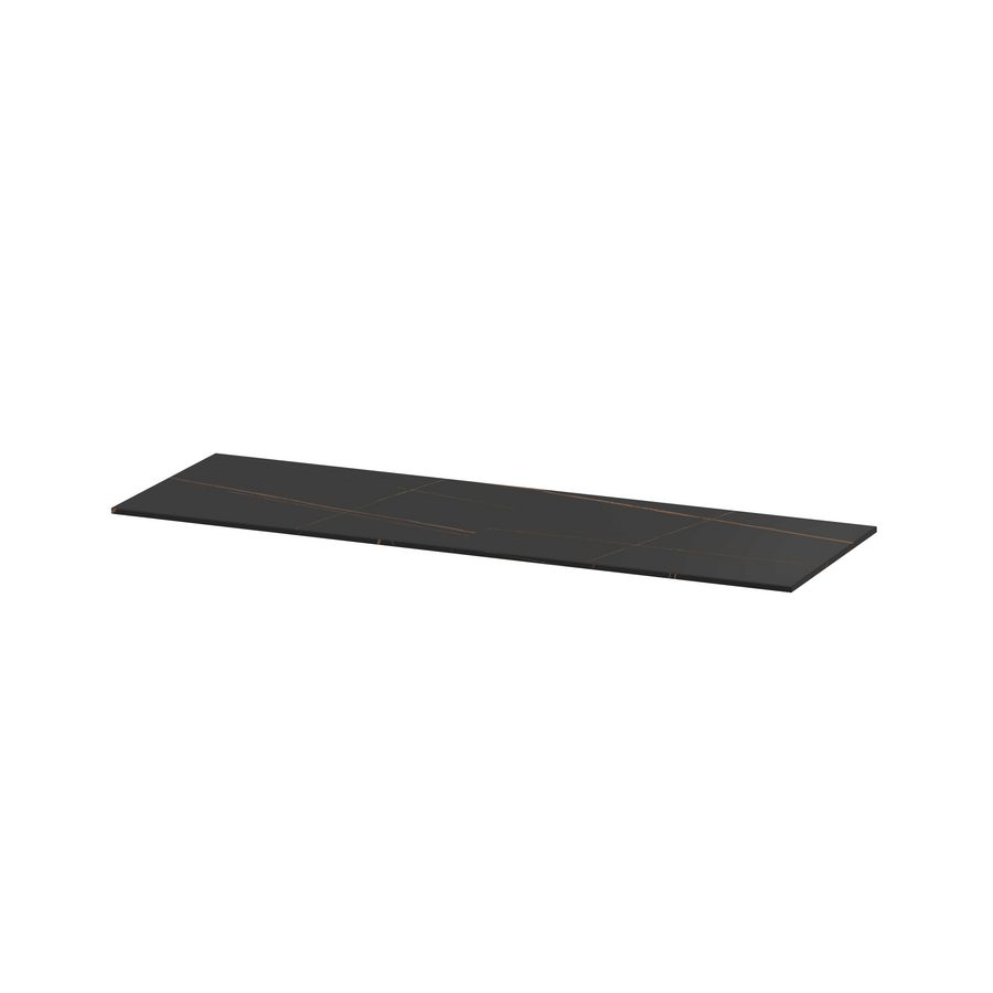 INK Afdkplt keram. slab zndr uitsp. Lauren Blck mt 140x45
