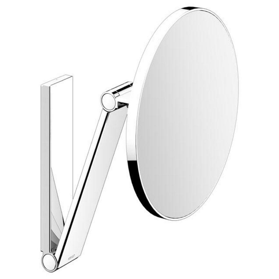 Cosmetica wandspiegel chroom z.verlichting