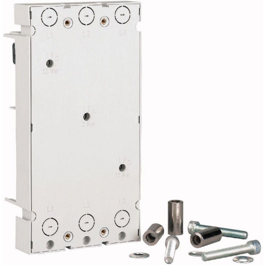 Stroomrailadapter NZM3 voor railsysteem 60mm 3P max 550A
