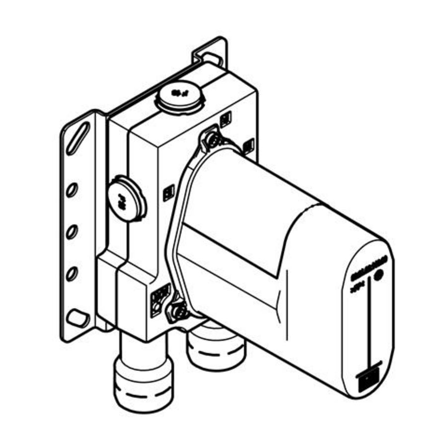 Inbouwproducten Inbouwthermostaat met voorafsluiter