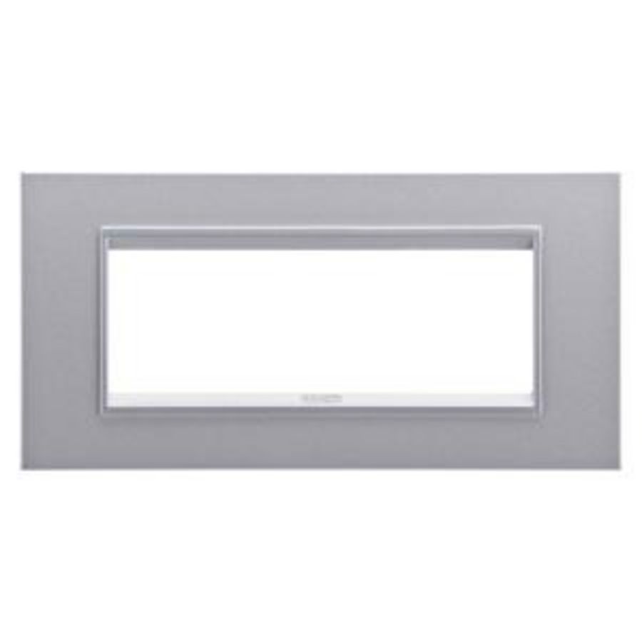 LUX PLATE-IN TECHNOPOLYMER-6 MODULES-MONOCHROME TITANI