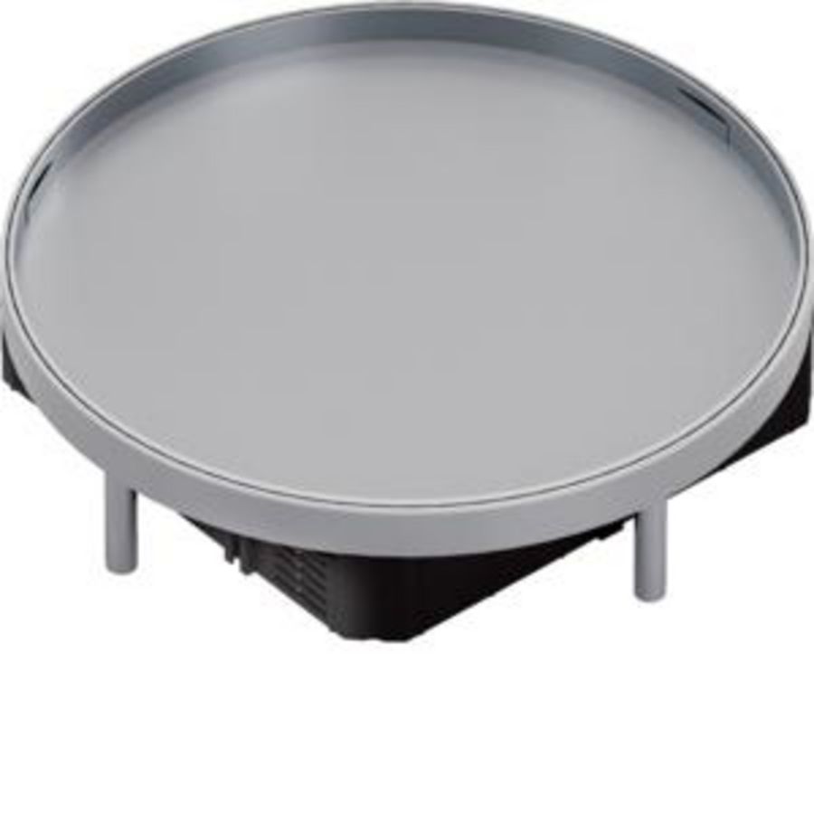 Nivelleerbare cassette Q12 rond306mm diepte 15mm blind rvs