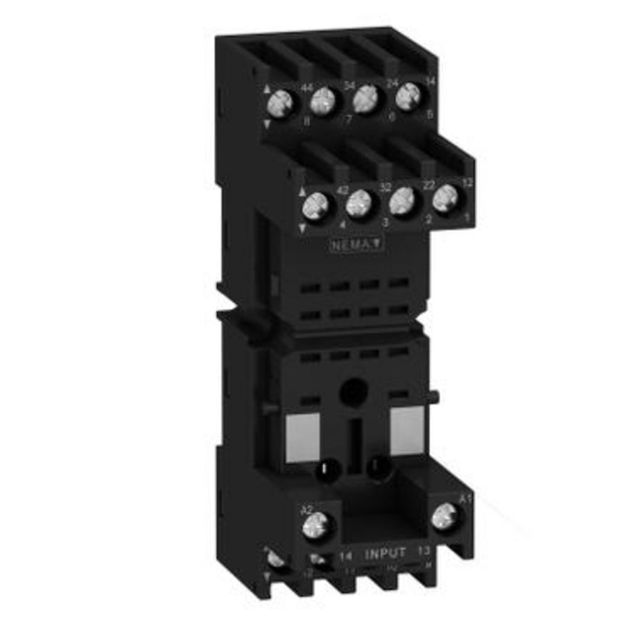 Relaisvoet 2/4P 10A < 250V conn. RXM2 Harmony RXZ VVE=10