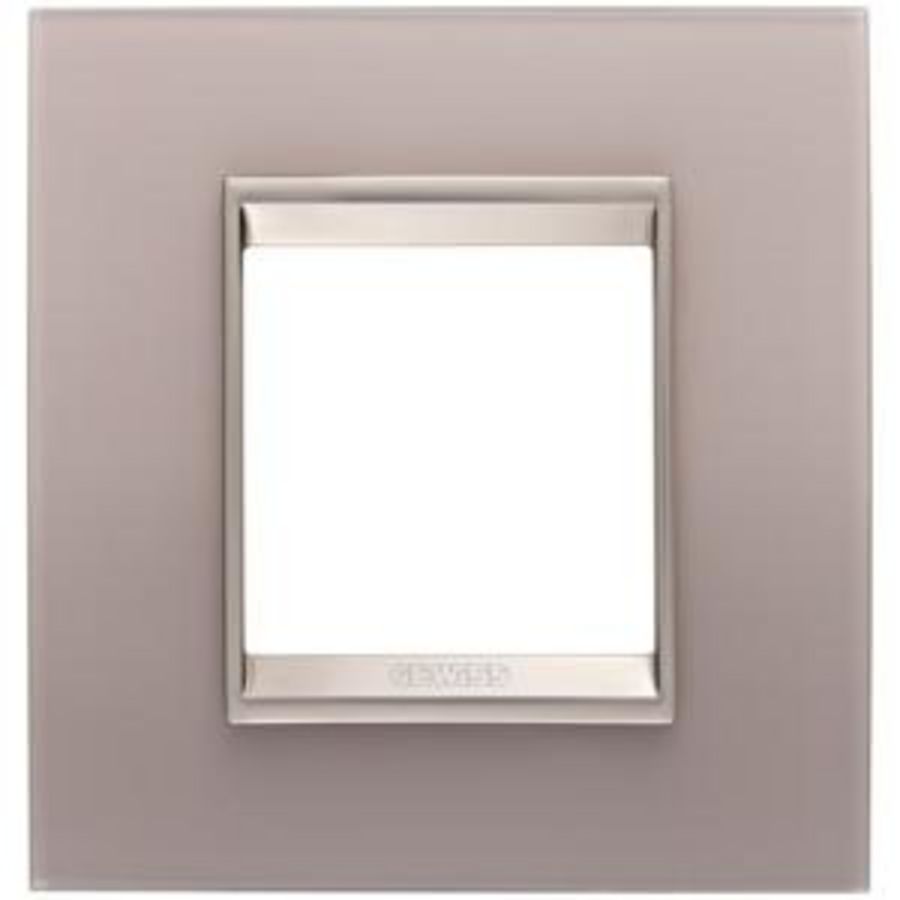 LUX INTERNATIONAL PLAAT-VAN GLAS-2 MODULE-PARELGRIJS -