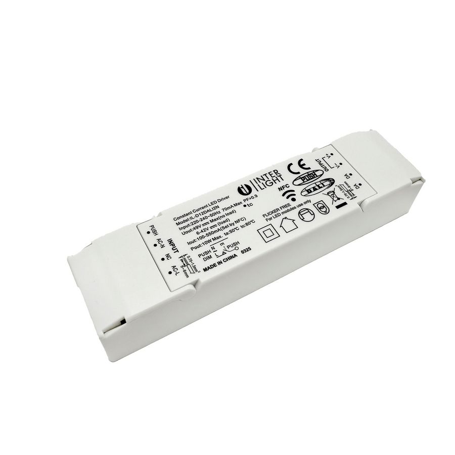 Driver led universeel NFC en DALI2 100 t/m 550mA/12W