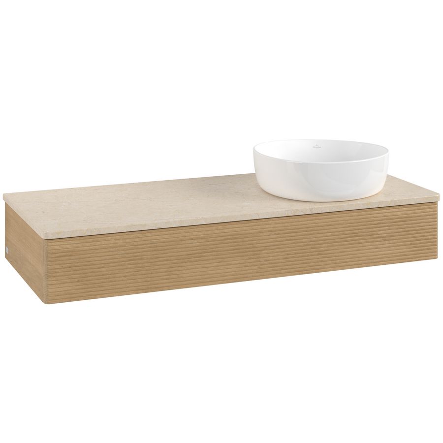 Wastafelonderkast Antao 1200x190x500mm Honey Oak L12113HN