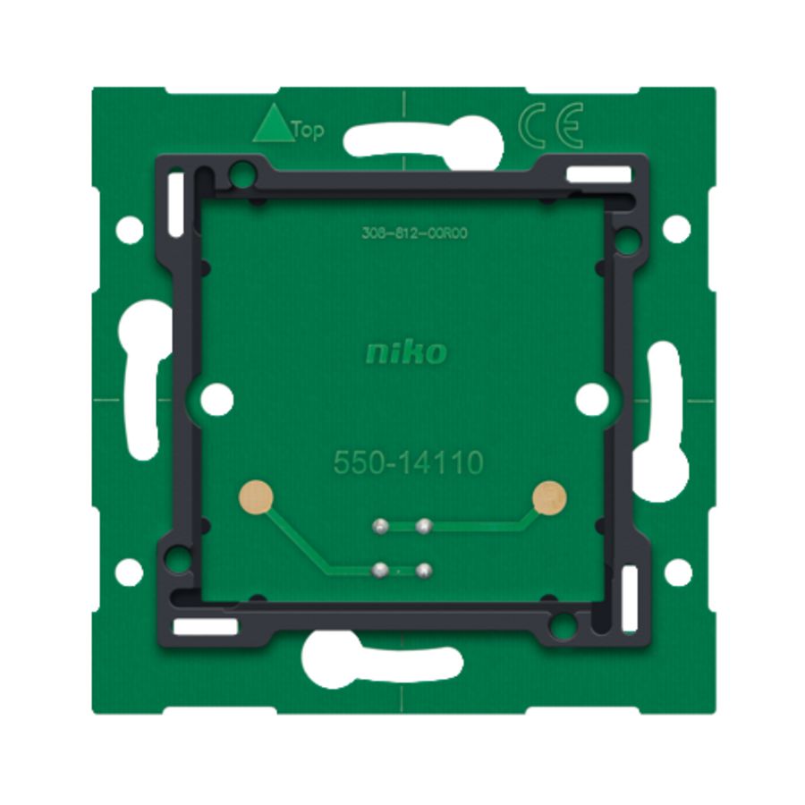 Enkelv. muurprint met connector Home Control