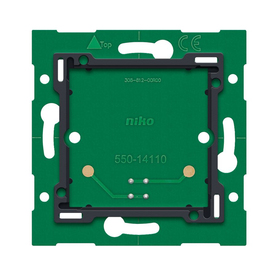 Enkelv. muurprint met connector Home Control