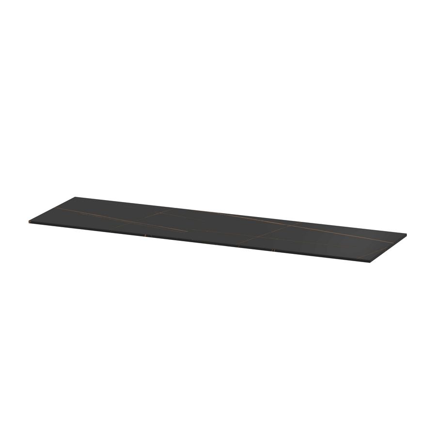 INK Afdkplt keram. slab zndr uitsp. Lauren Blck mt 160x45