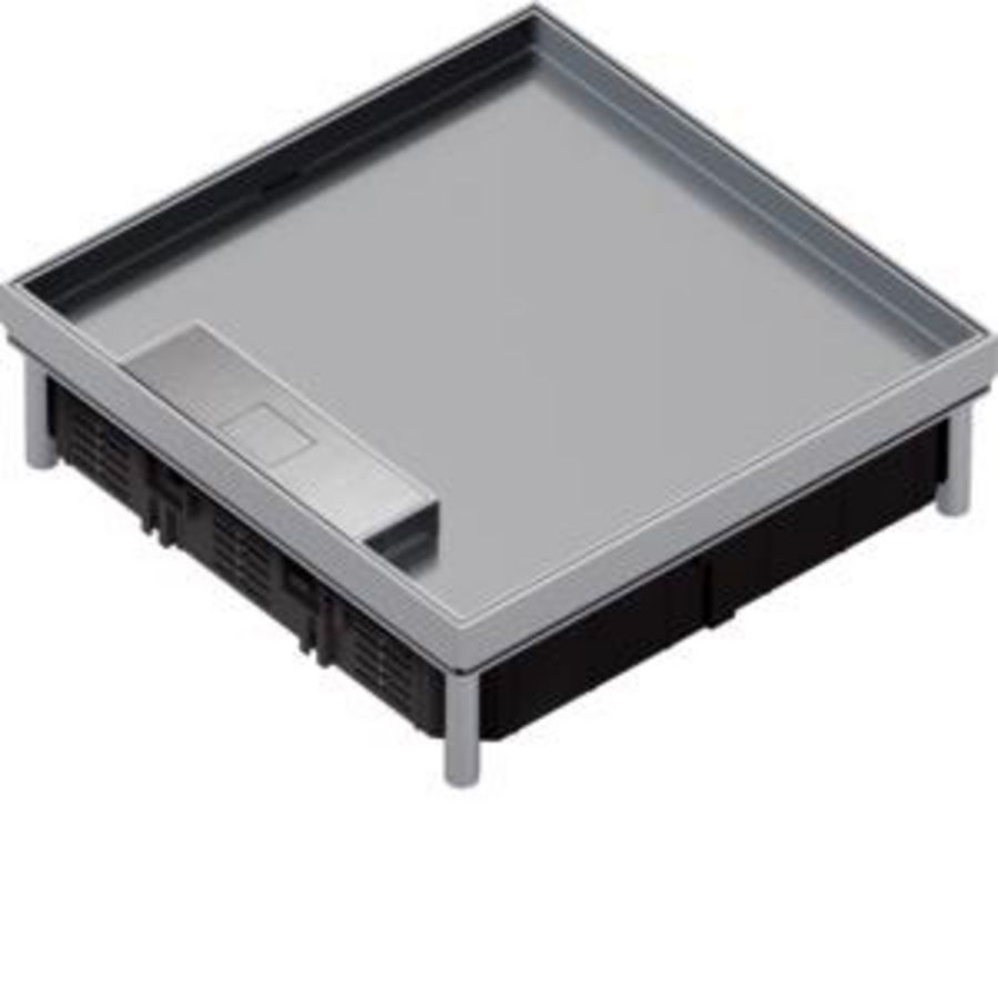 Nivelleerbare cassette Q12 244x244mm diepte 15mm kabeluitv