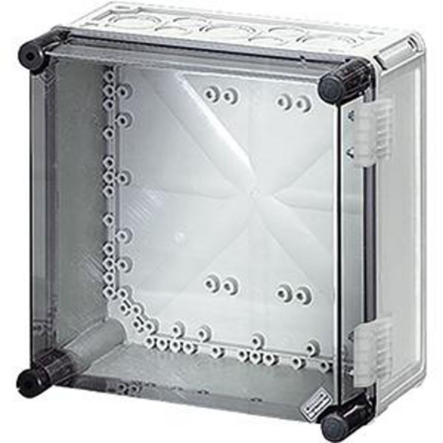 L. beh. IP65 BM2 300x300x170 Tr. scharnier deksel
