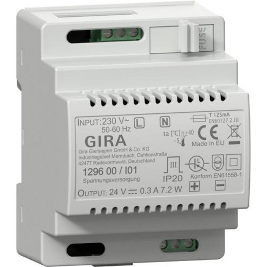 Voeding DC 24 V 300 mA DIN-rail Elektronica