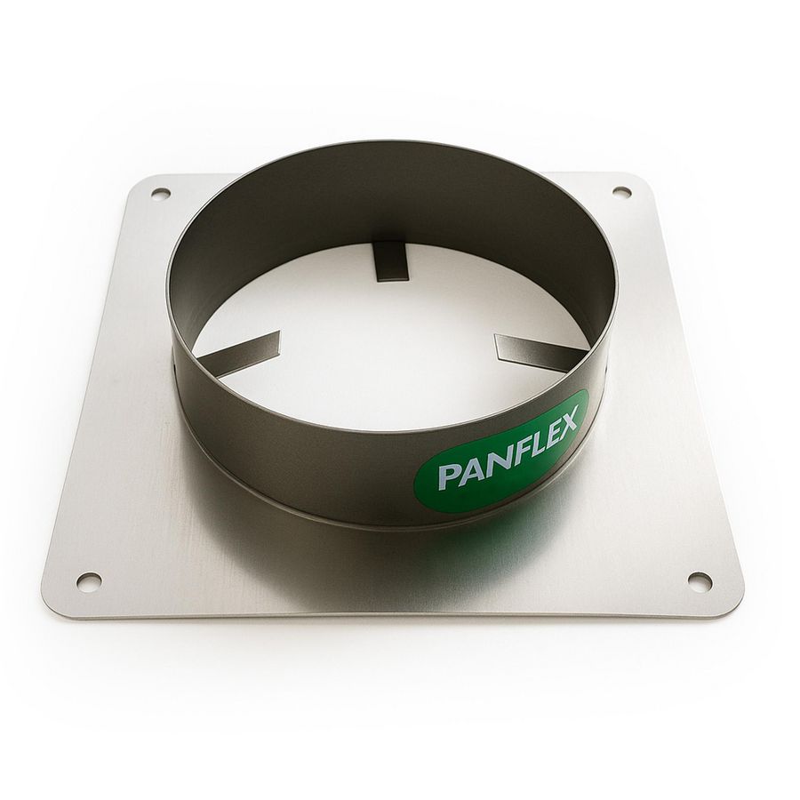 Afdekplaat Waterdicht RVS vierkant klein D60-80mm