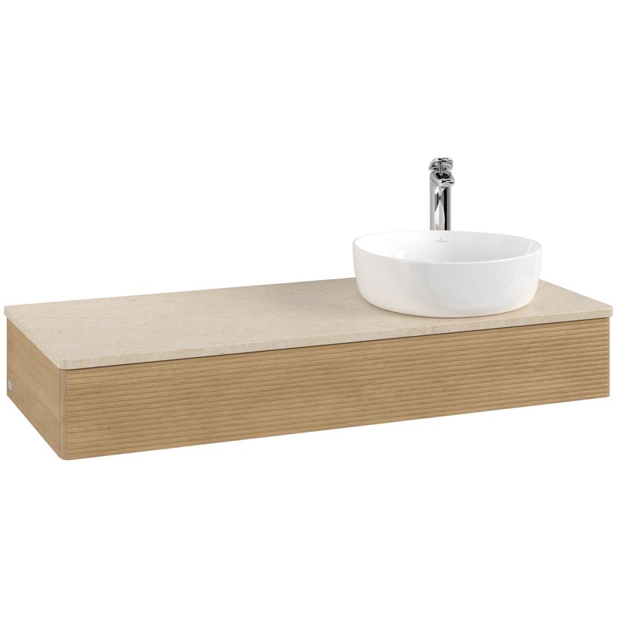 Wastafelonderkast Antao 1200x190x500mm Honey Oak L12153HN