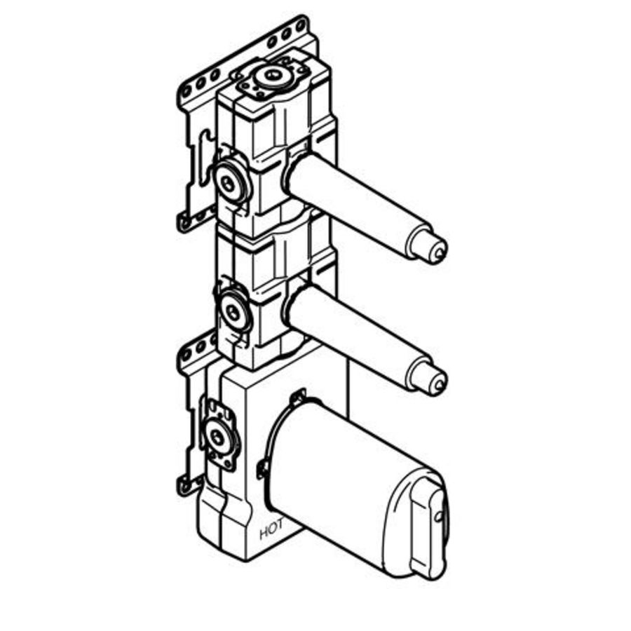 Inbproducten xTOOL therm.mod Inb+2 stopkranen 3/4 3552197090