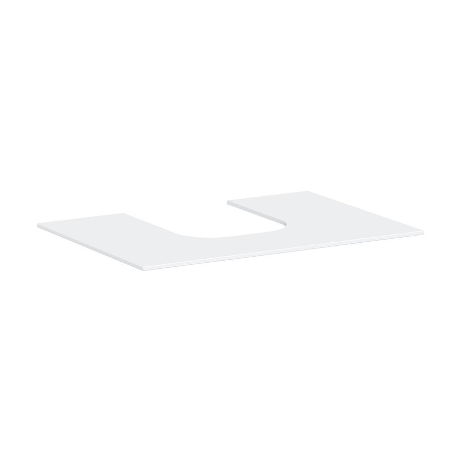 Console 780x550mm met utsparing in het midden countertop 600/480 Xevolos E 54208700