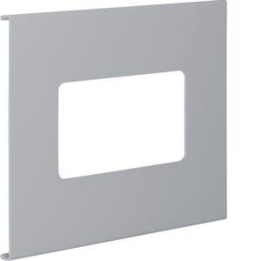 Afdekplaat voor goot 2-voudig FB 190mm breed grijs