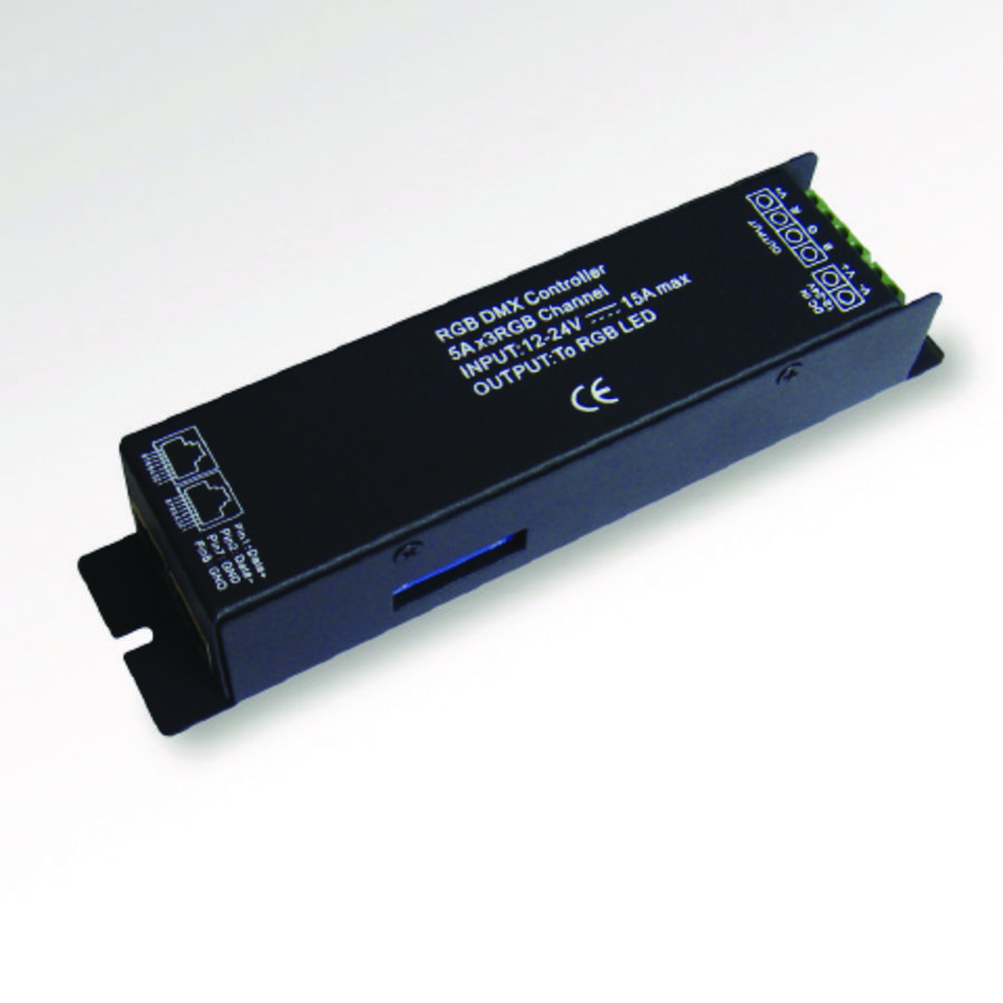 RGB controller DMX 5A 3 kanalen 12-24Vdc DIP 46191061