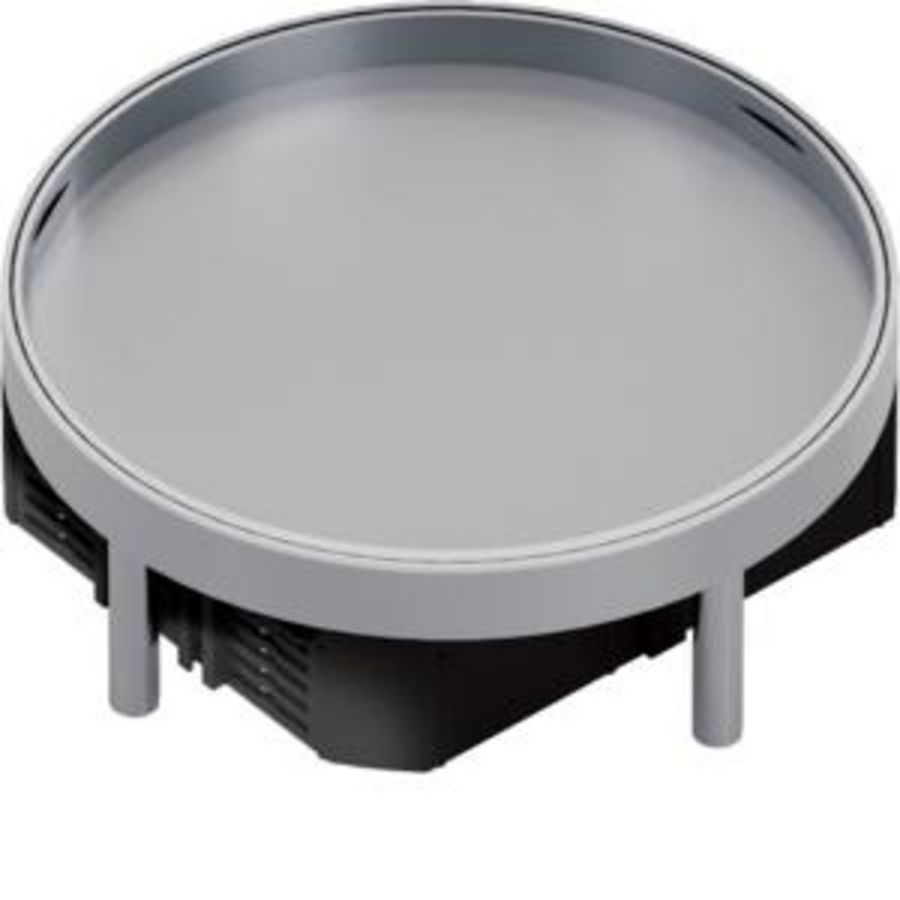 Nivelleerbare cassette Q06 rond215mm diepte 15mm blind rvs