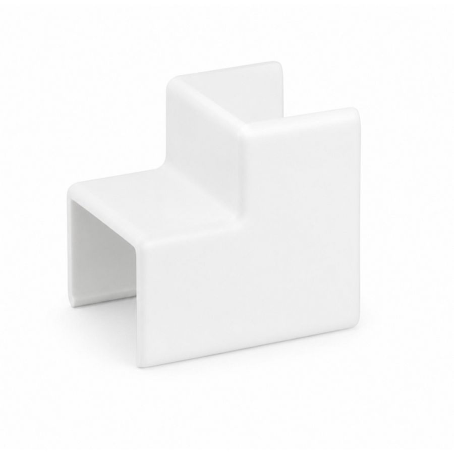 Zak a 2st. binnenhoekstuk 10X10mm wit