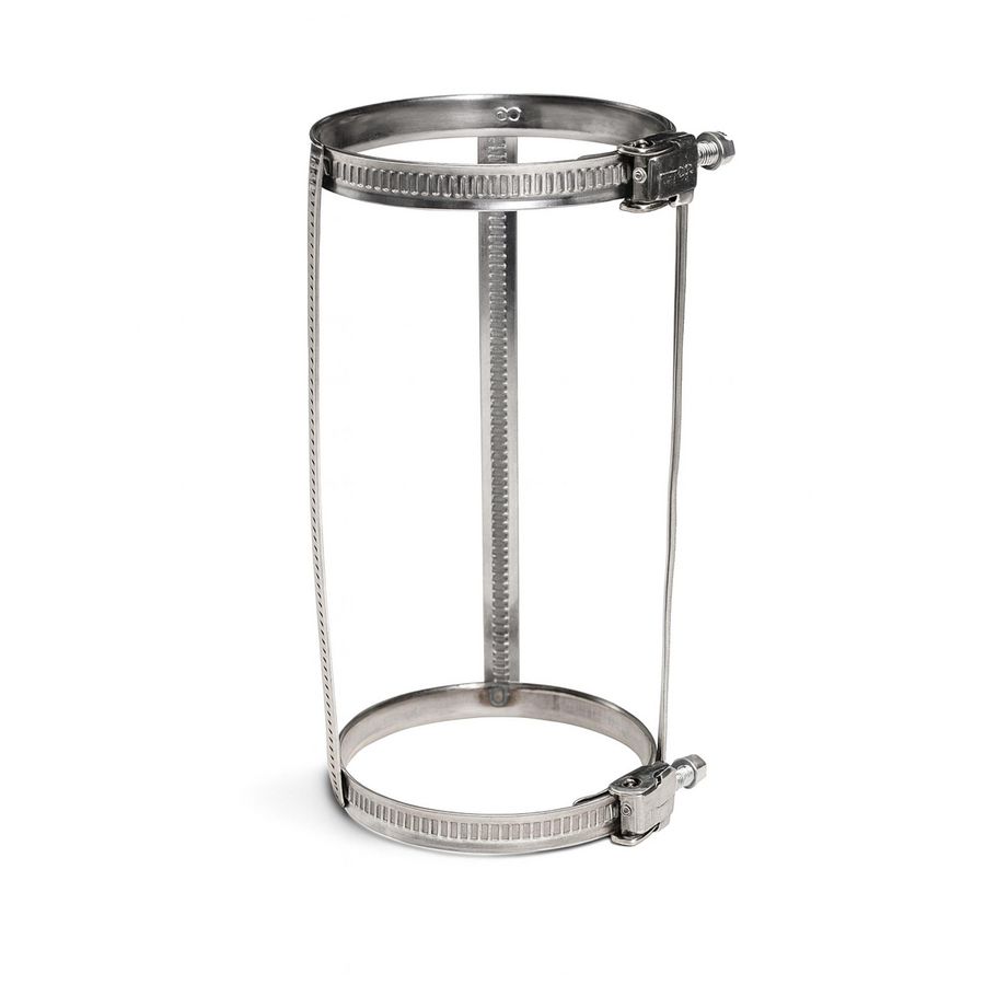 Trekvaste klem INOX 80mm