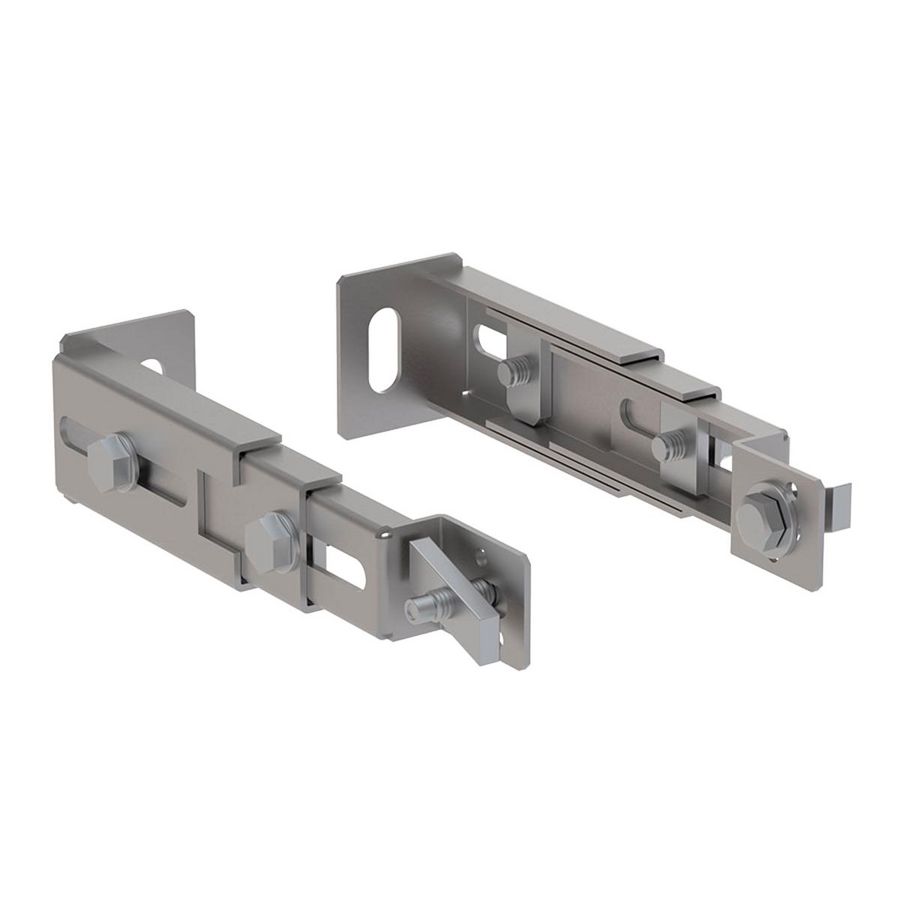 Set a 2st. Duofix Set pootbevestiging aan achterwand