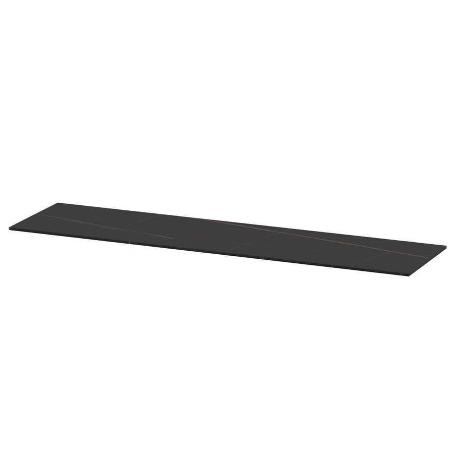 INK Afdkplt keram. slab zndr uitsp. Lauren Blck mt 180x45