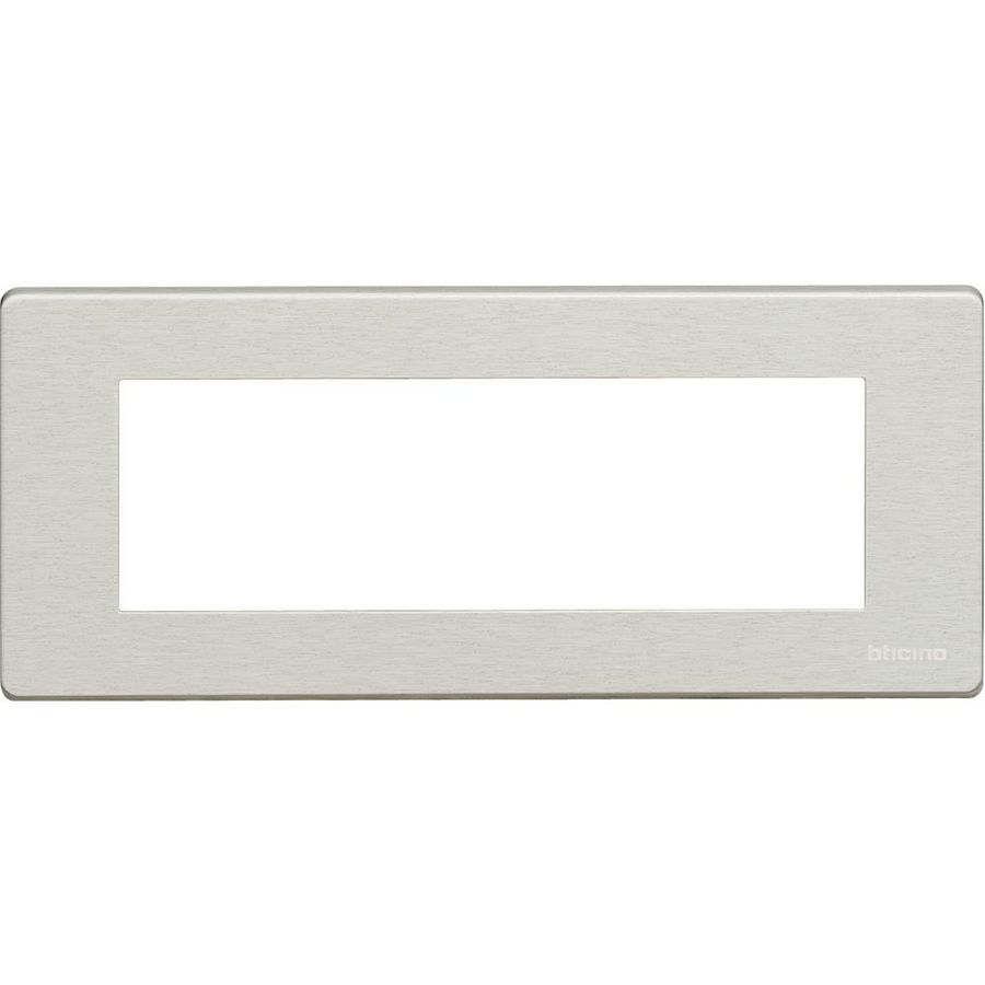 Afdekplaat Magic 3 modulen vierkant Aluminium VVE=5