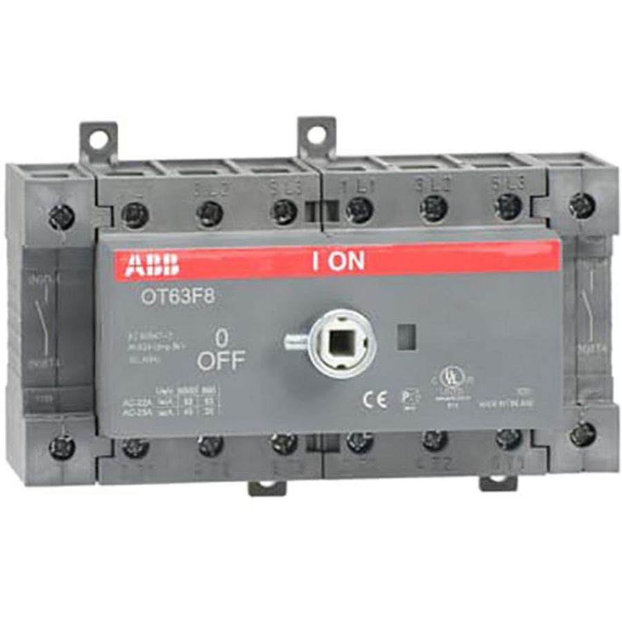 Lastscheider 8P 125 A bodem/DIN-rail montage