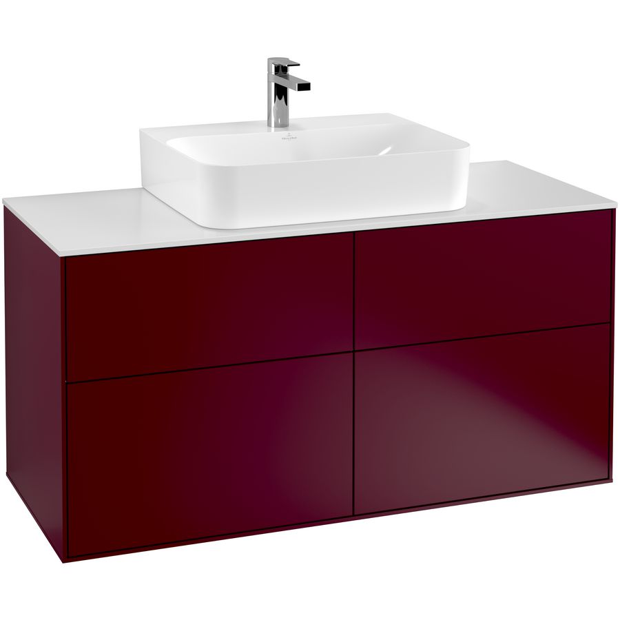 Wastafelonderkast Finion 1200x603x501mm Peony Matt Lacquer G13100HB