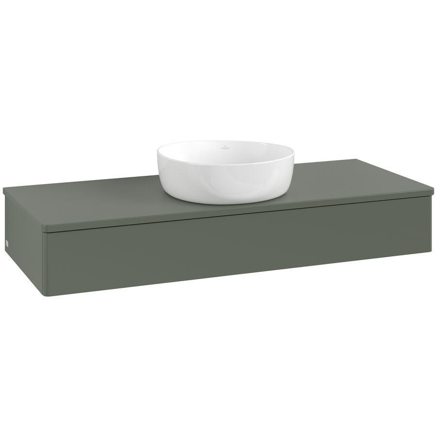 Wastafelonderkast Antao 1200x190x500mm L.Green Matt Lacquer K10010HL