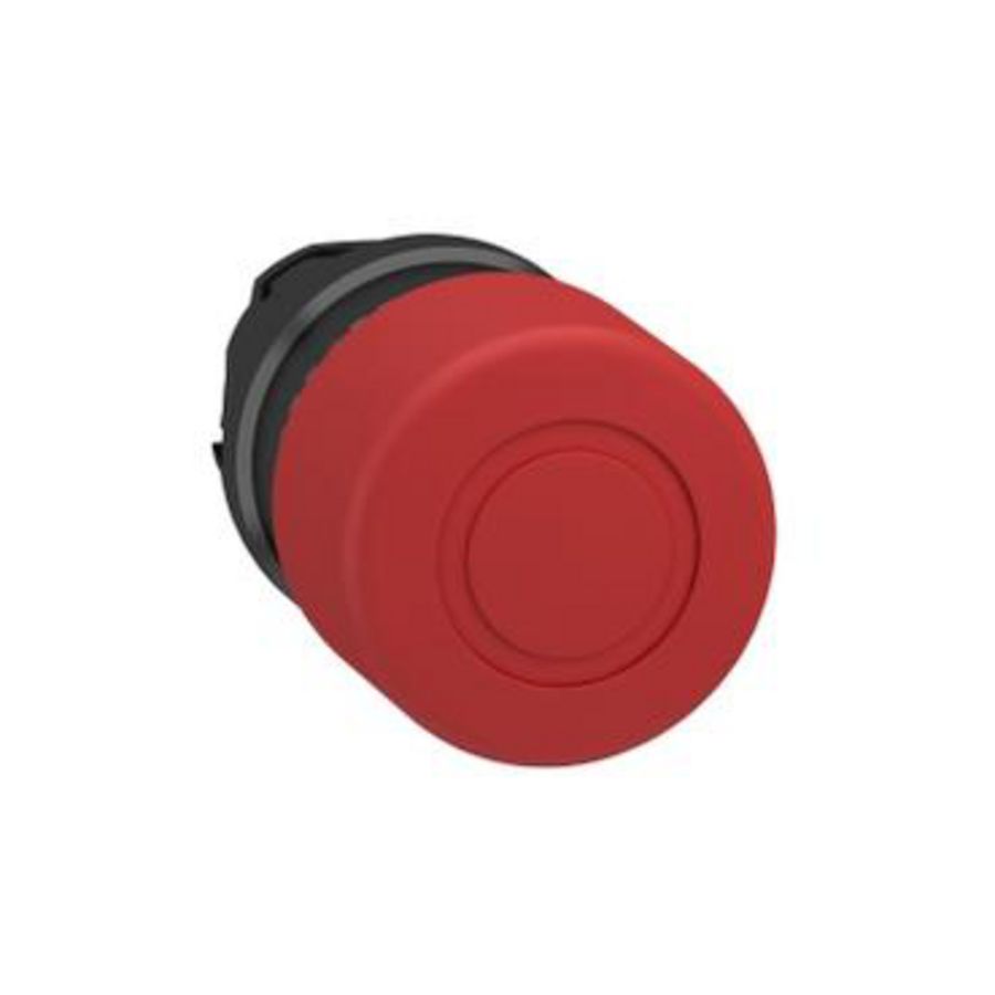 Kop voor noodstop Ø40 drukken-trekken Ø22mm Rood-