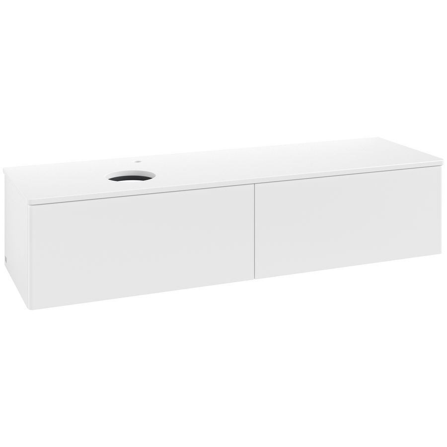 Wastafelonderkast Antao 1600x360x500mm White Matt Lacquer L37050MT