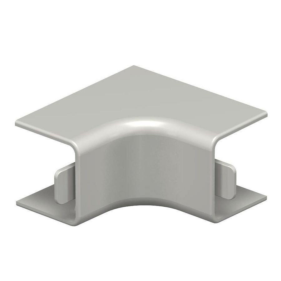 Binnenhoek 20x20mm polyvinylchlorid steengrijs VVE=4