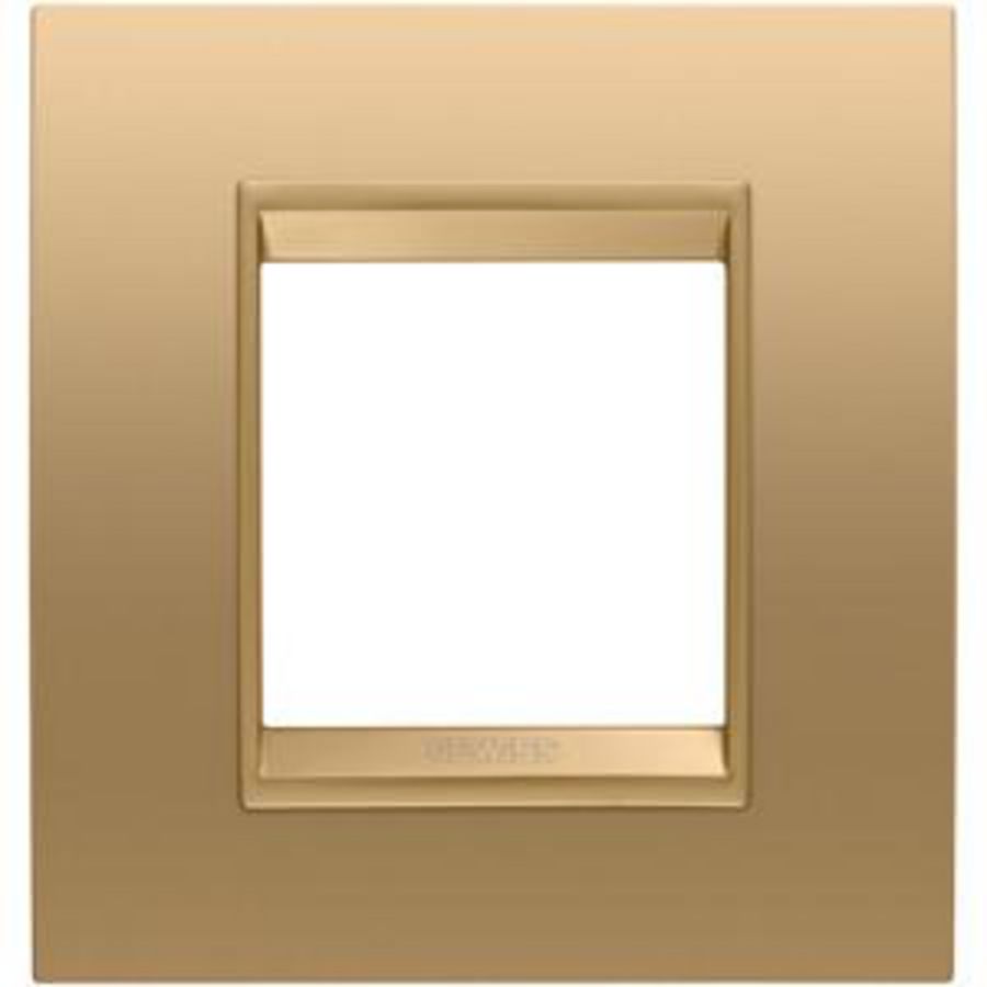 LUX INTERNATIONAL PLAAT-VAN METAAL-2 MODULE-GOUD-BIN