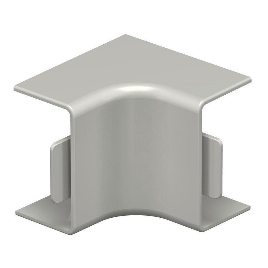 Binnenhoek 15x30mm polyvinylchlorid steengrijs VVE=4