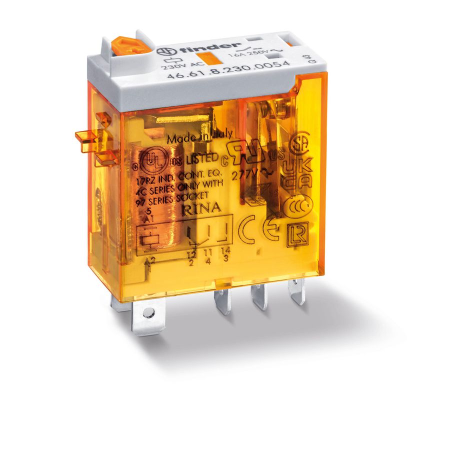FIN RELAIS 1W 16A 230VAC VVE=10