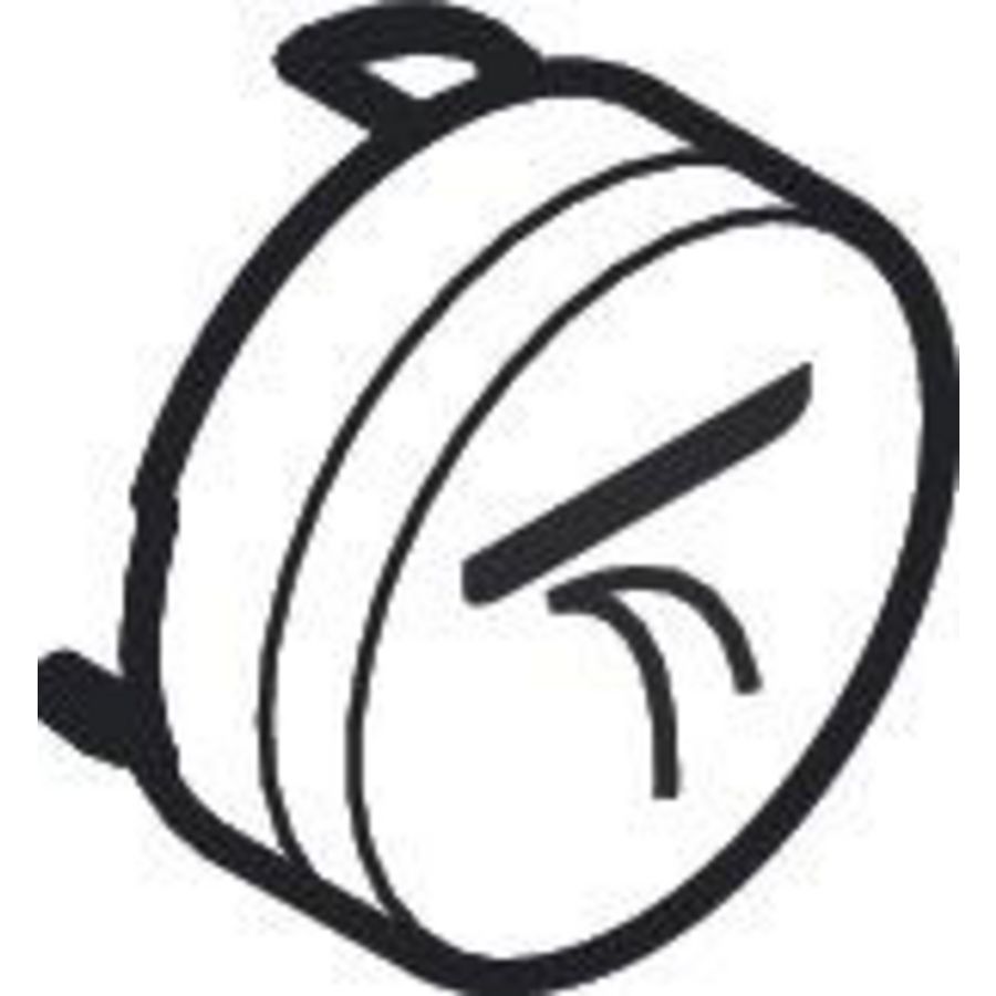 Knop Select waterval mat zwart 93574670