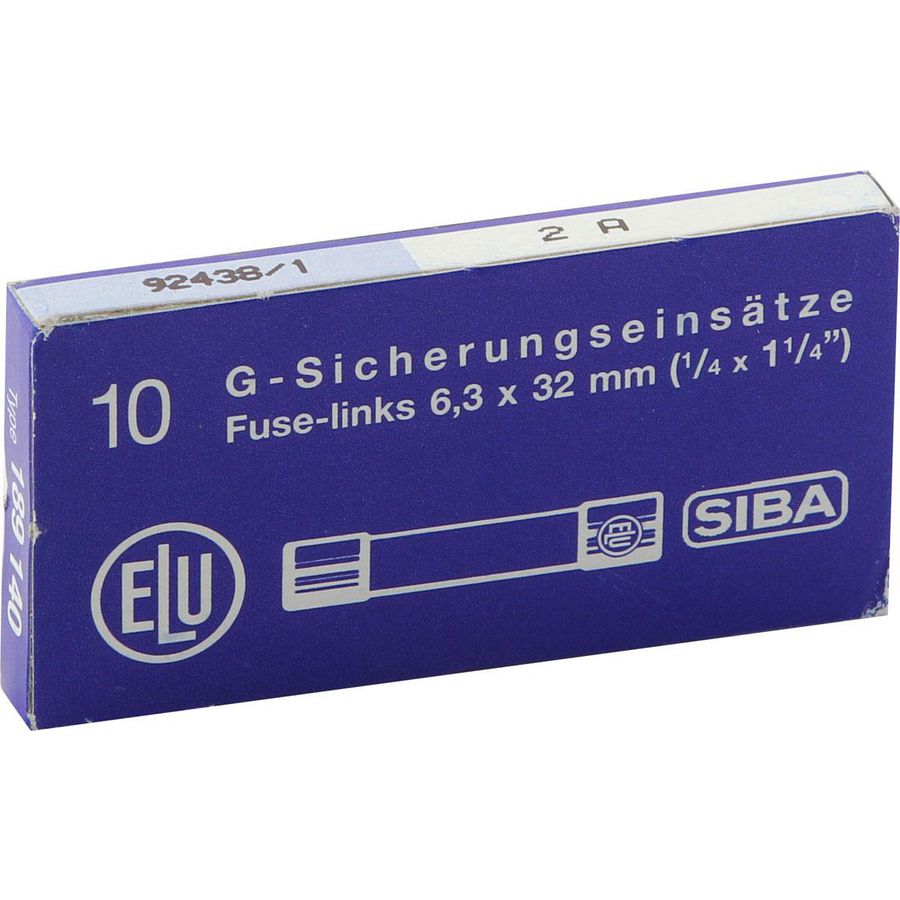 Doos a 10 st. zekering t2.0a h500v voed. cas ecofan 1100