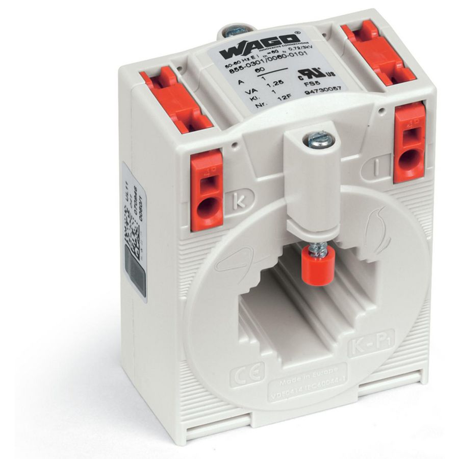 Plug-in stroomomvormer Primaire toegekende stroom 60A Secun
